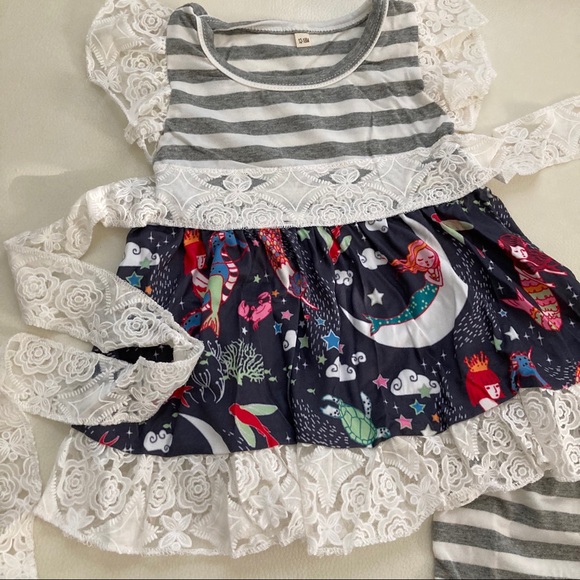 Boutique Mermaid 🧜♀️ cute lace shorts set - Picture 6 of 7